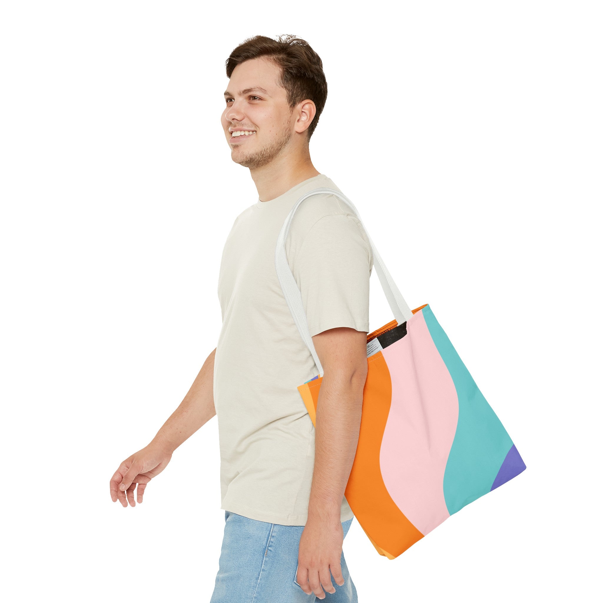 Groovy Psychedelic Splash Tote Bag