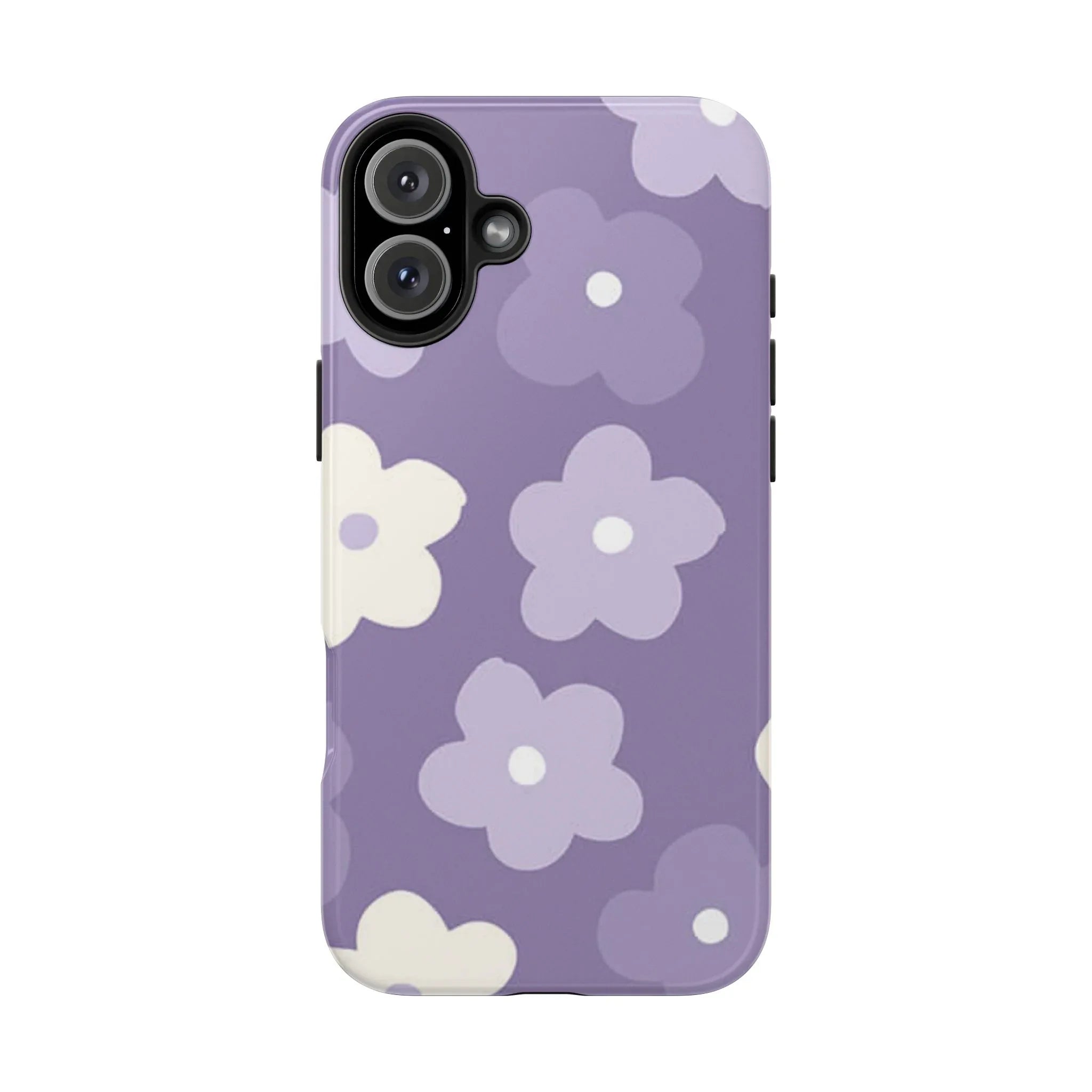 Pastel Purple Flowers Phone Case (Apple & Android) - Pink Sweetheart