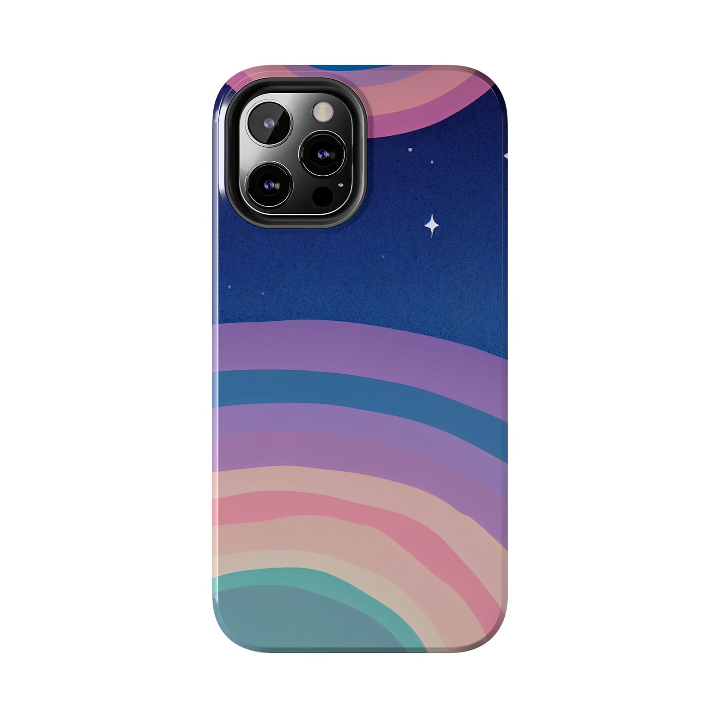 Midnight Rainbows Phone Case