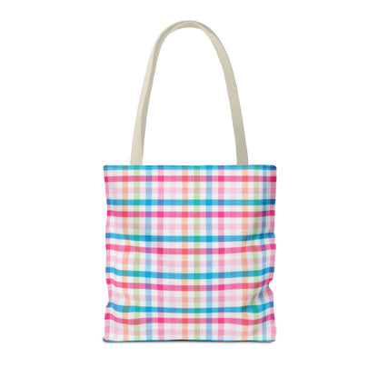 Colorful Rainbow Lines Tote Bag