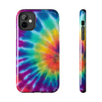 Groovy Tie Dye Phone Case (Apple & Android) - Pink Sweetheart