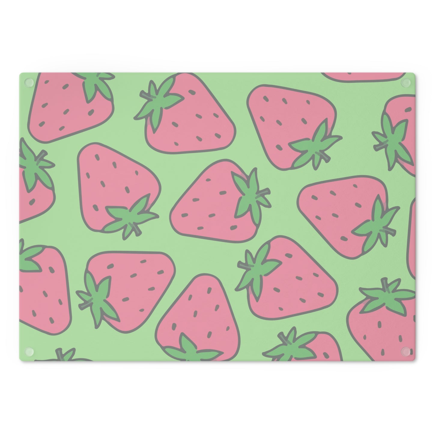 Strawberry Glass Cutting Board