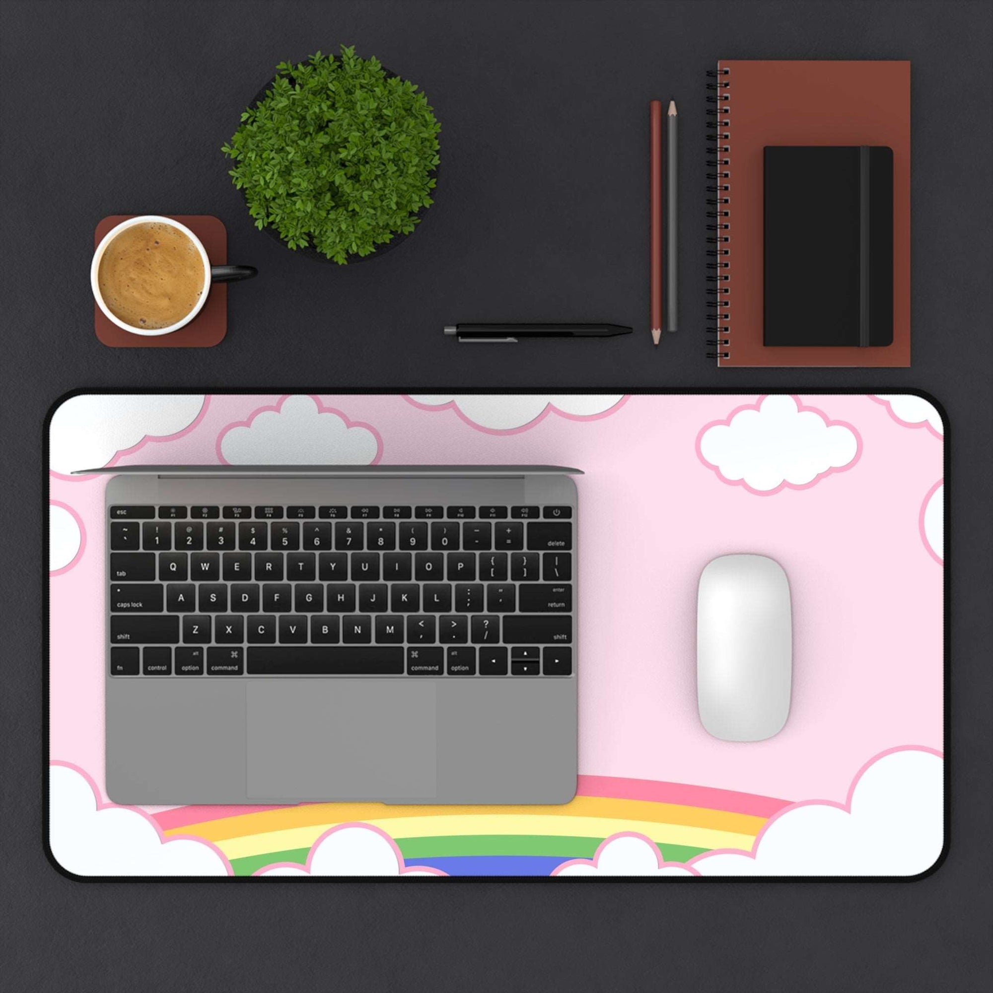 Above the Rainbow Desk Mat