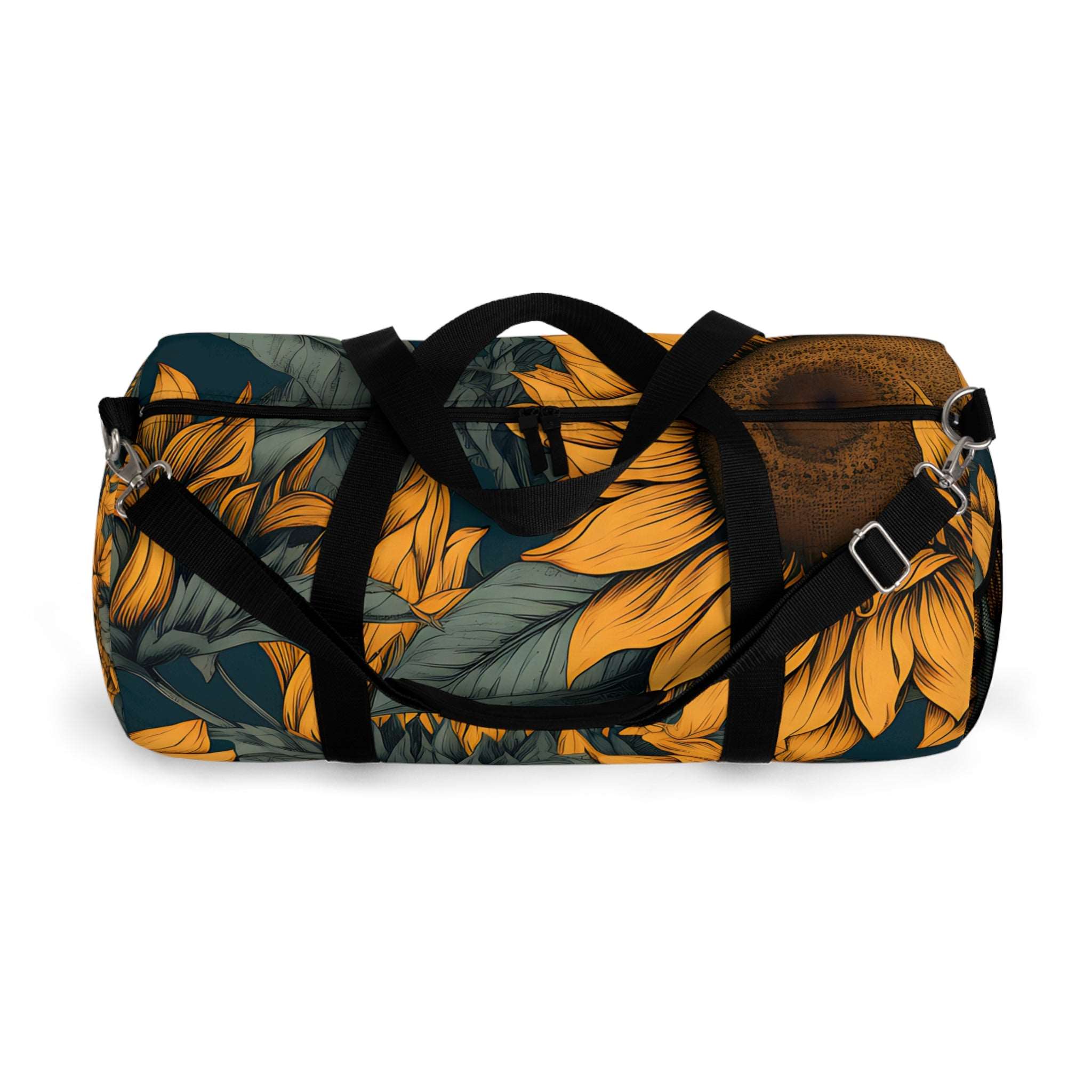 Midnight Sunflowers Duffel Bag