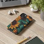 Dark Sunflower Phone Case (Apple & Android)