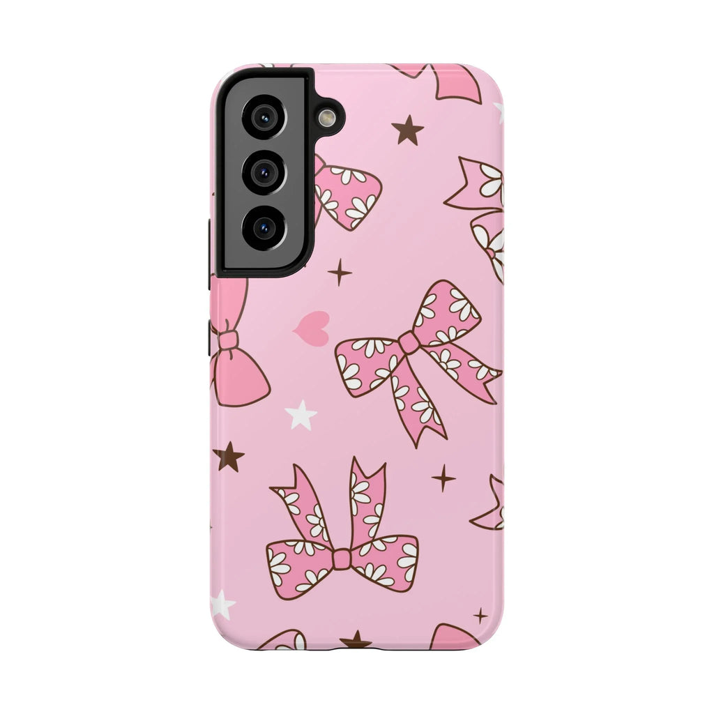 Pretty Pink Bows Phone Case (Apple & Android) - Pink Sweetheart