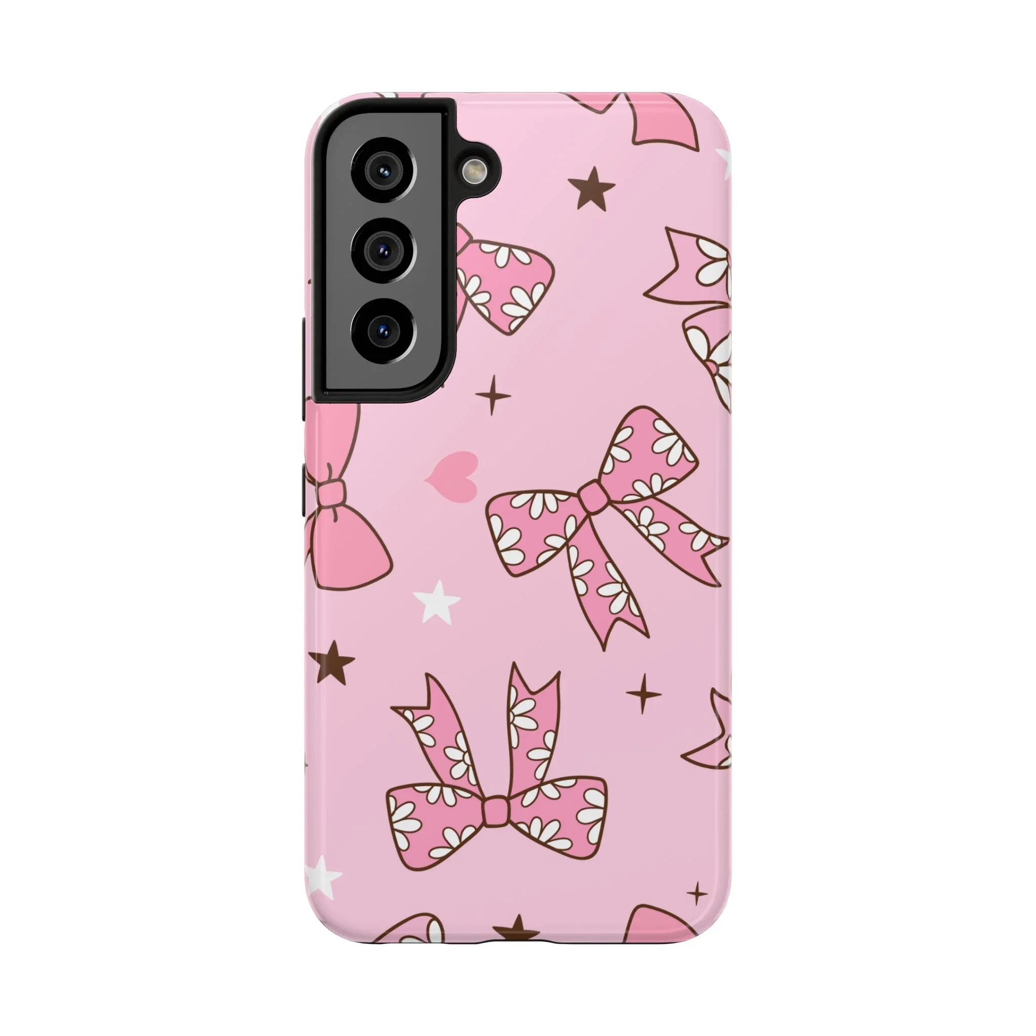 Pretty Pink Bows Phone Case (Apple & Android) - Pink Sweetheart