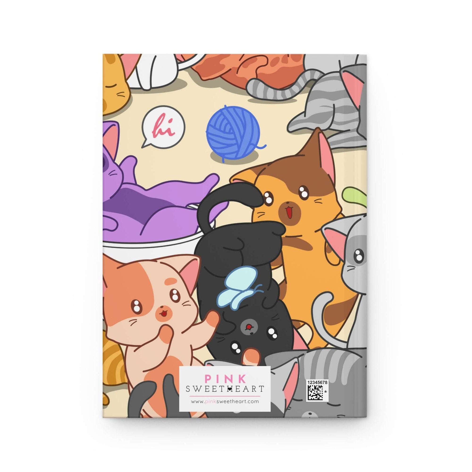 Kitty Playhouse Hardcover Matte Journal