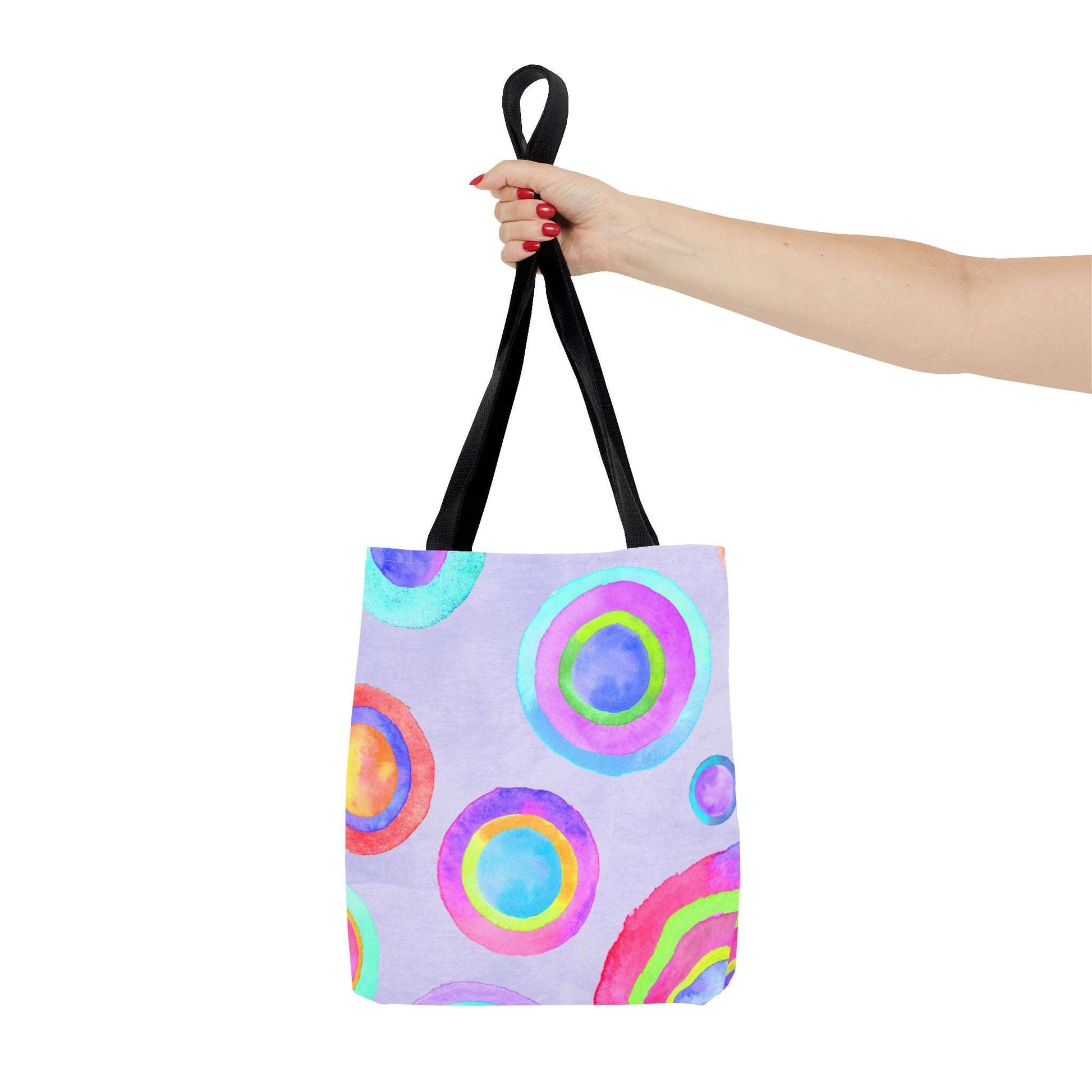 Abstract Painted Circles Tote Bag