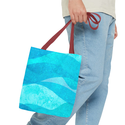 Blue Waves Tote Bag