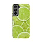 Green Citrus Lime Phone Case (Apple & Android) - Pink Sweetheart