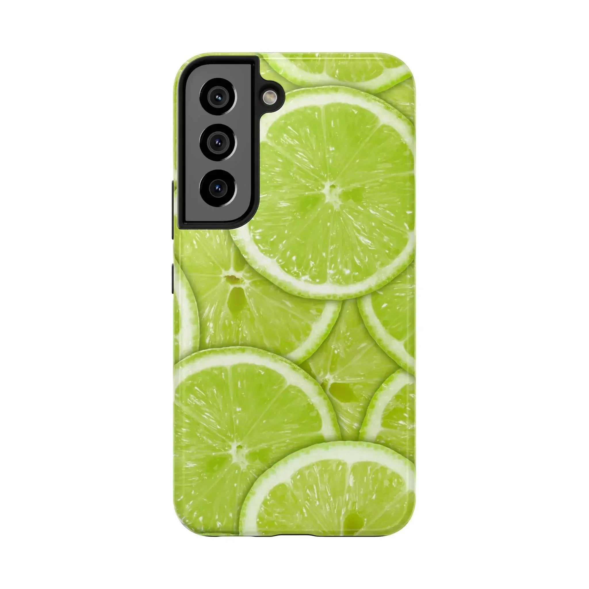 Green Citrus Lime Phone Case (Apple & Android) - Pink Sweetheart