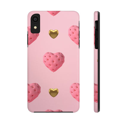 Heart of Gold Pink Phone Case