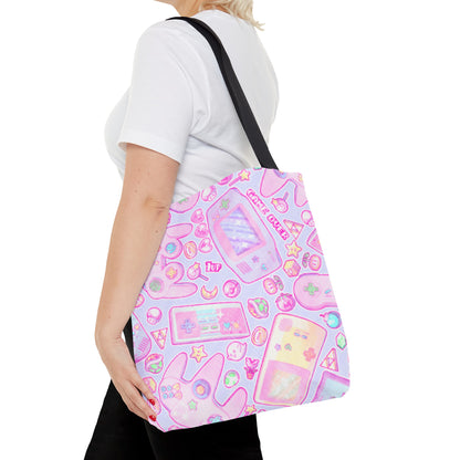 Pink Pastel Gamer Girl Tote Bag