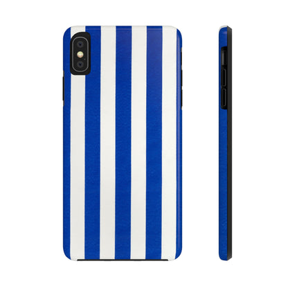 Blue & White Stripes Phone Case