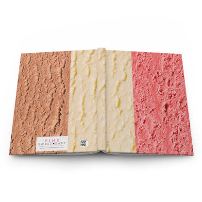 Neapolitan Ice Cream Hardcover Matte Journal