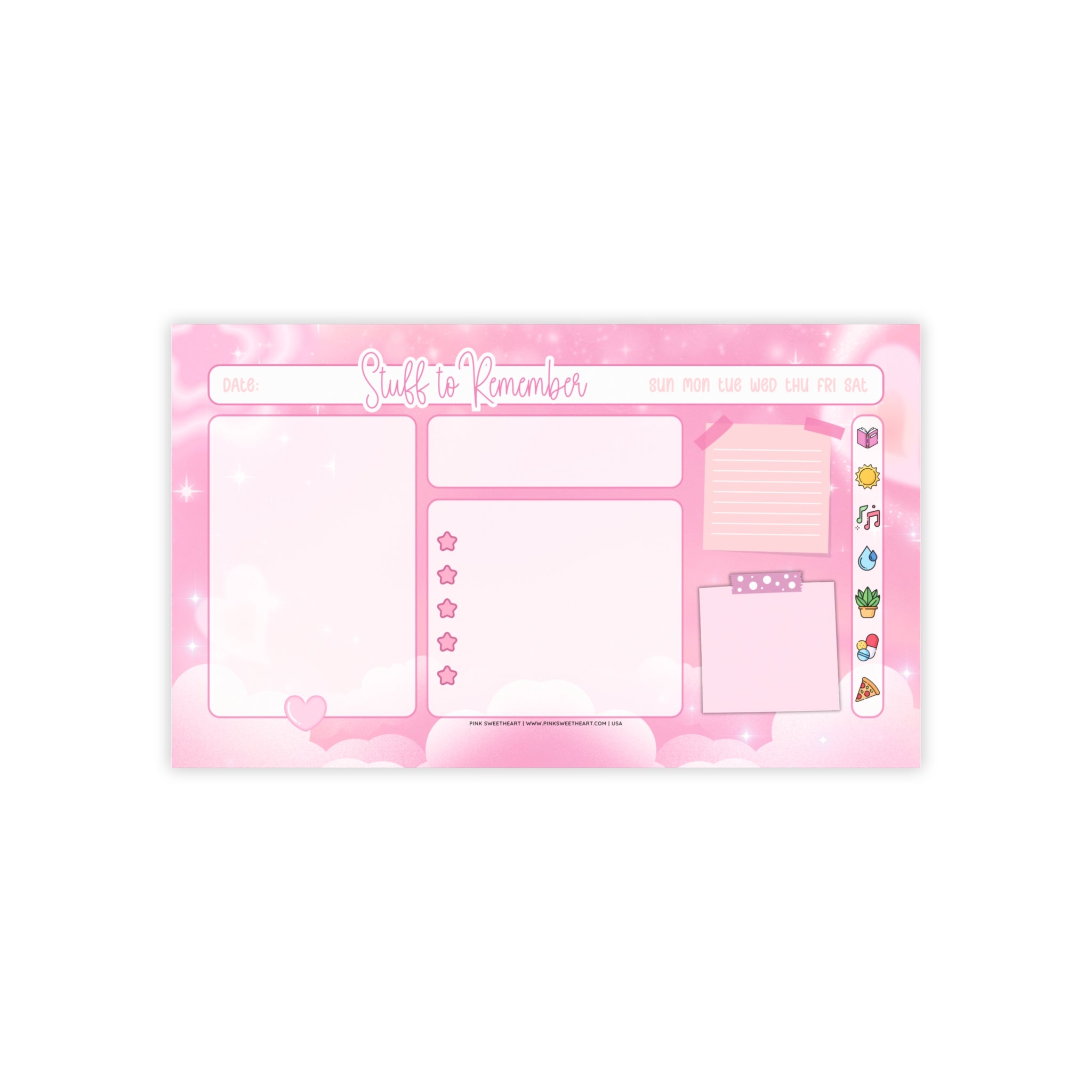 Pinkalicious Paradise Sticky Note Pad