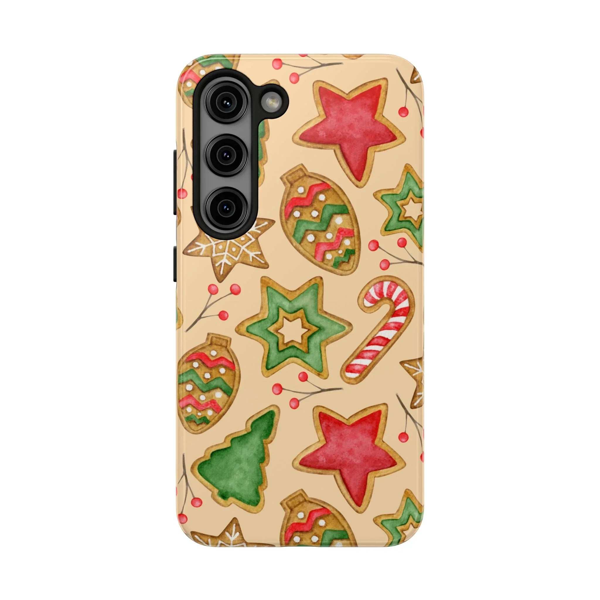 Xmas Holiday Cheer Phone Case (Apple & Android) - Pink Sweetheart