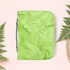 Wrinkled Apple Green Paper Book Cover