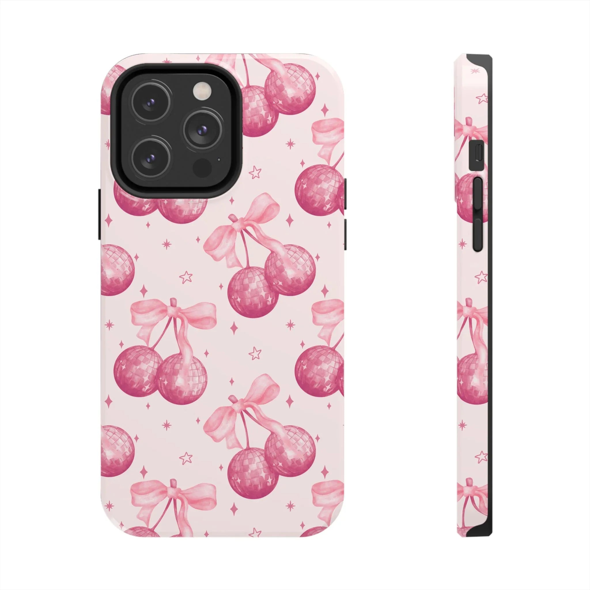 Disco Cherries Phone Case (Apple & Android) - Pink Sweetheart