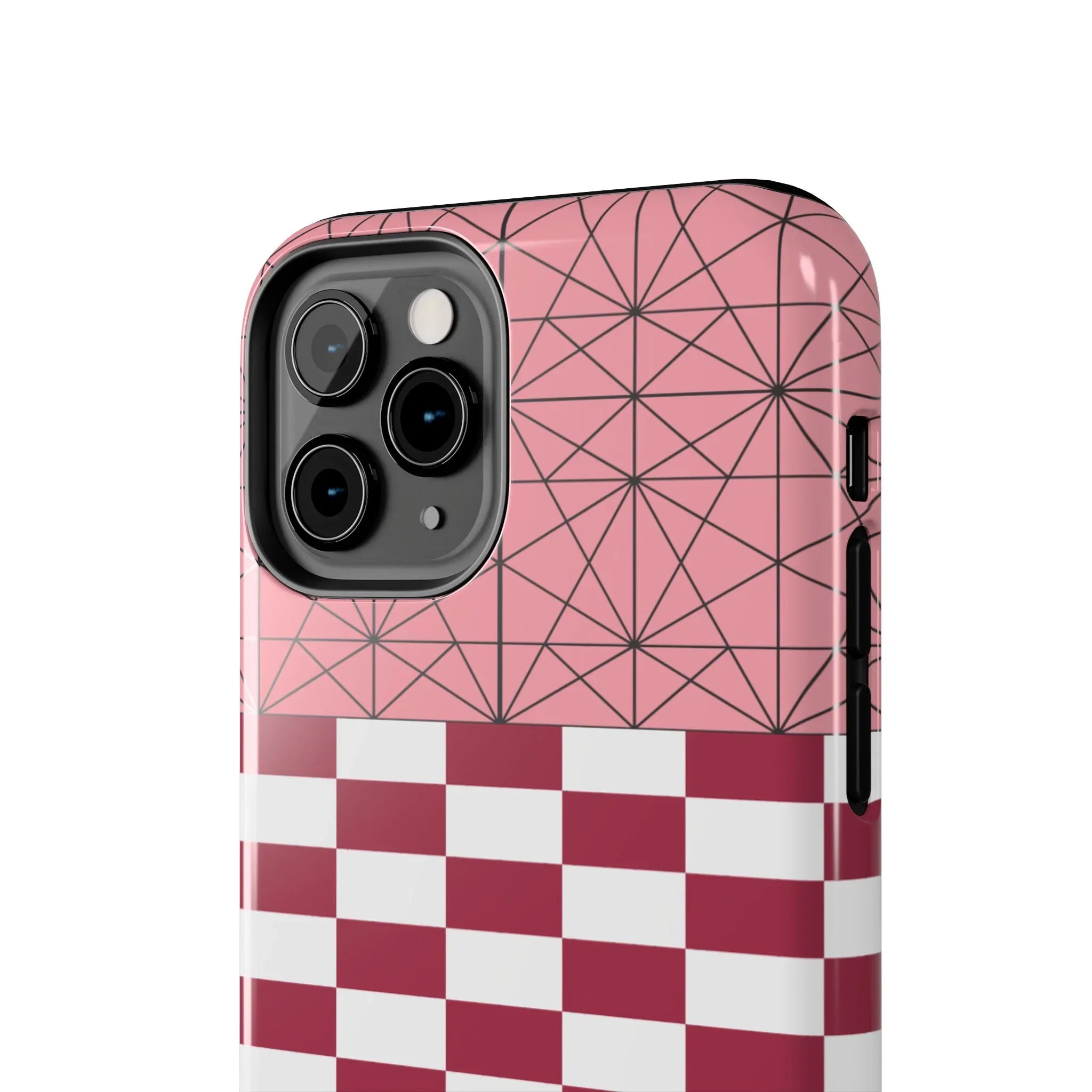 Geometric Kimono Tough Phone Case (Apple & Android) - Pink Sweetheart