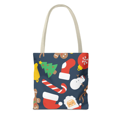 Jolly Christmas Pattern Tote Bag