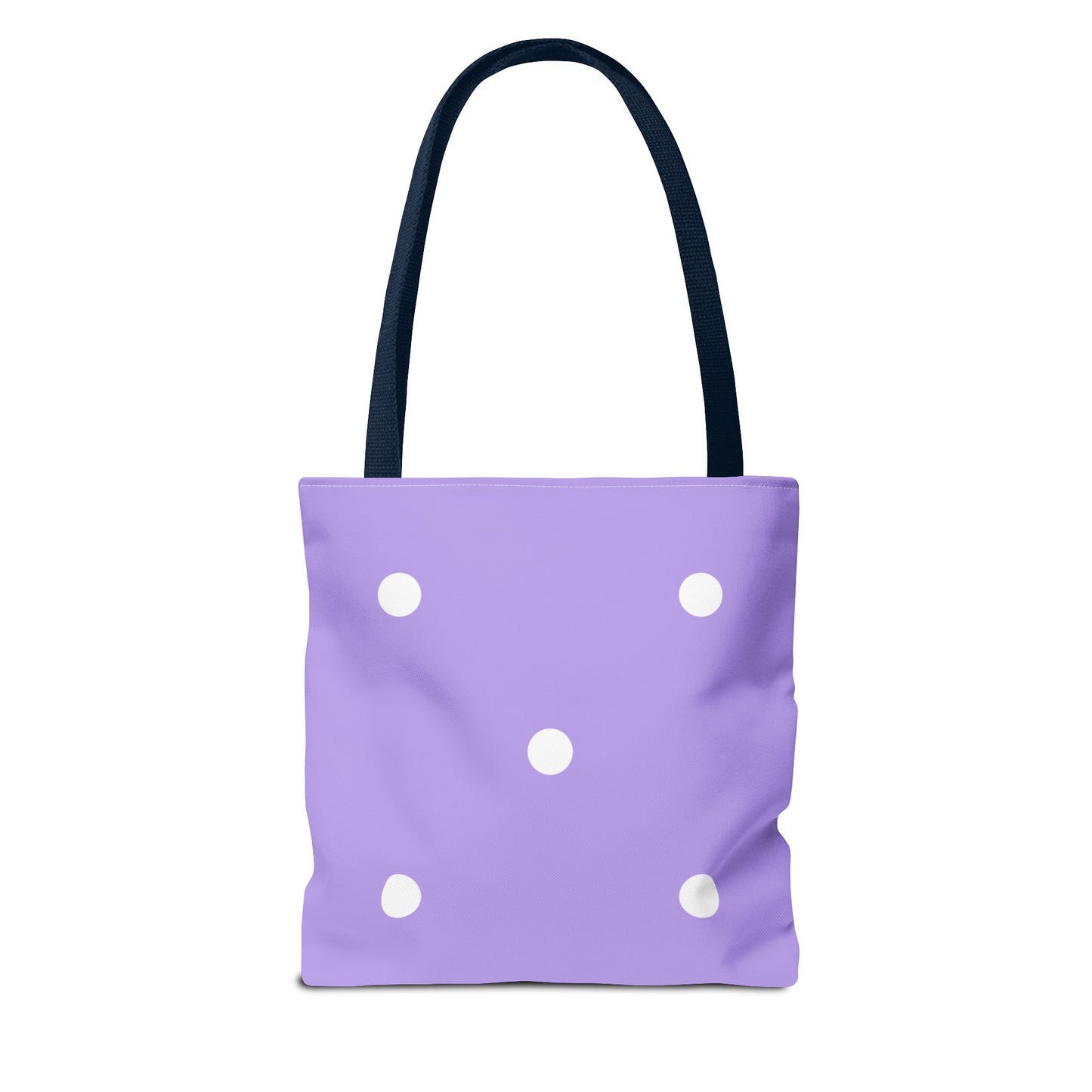 Pastel Purple Polka Dot Tote Bag