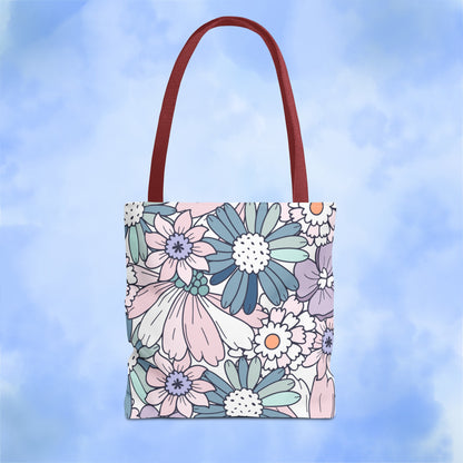 Vintage Floral Bloom Tote Bag