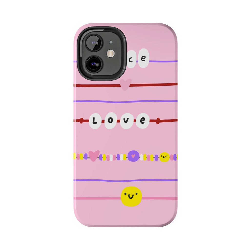 Bestie Bracelets Phone Case (Apple & Android) - Pink Sweetheart