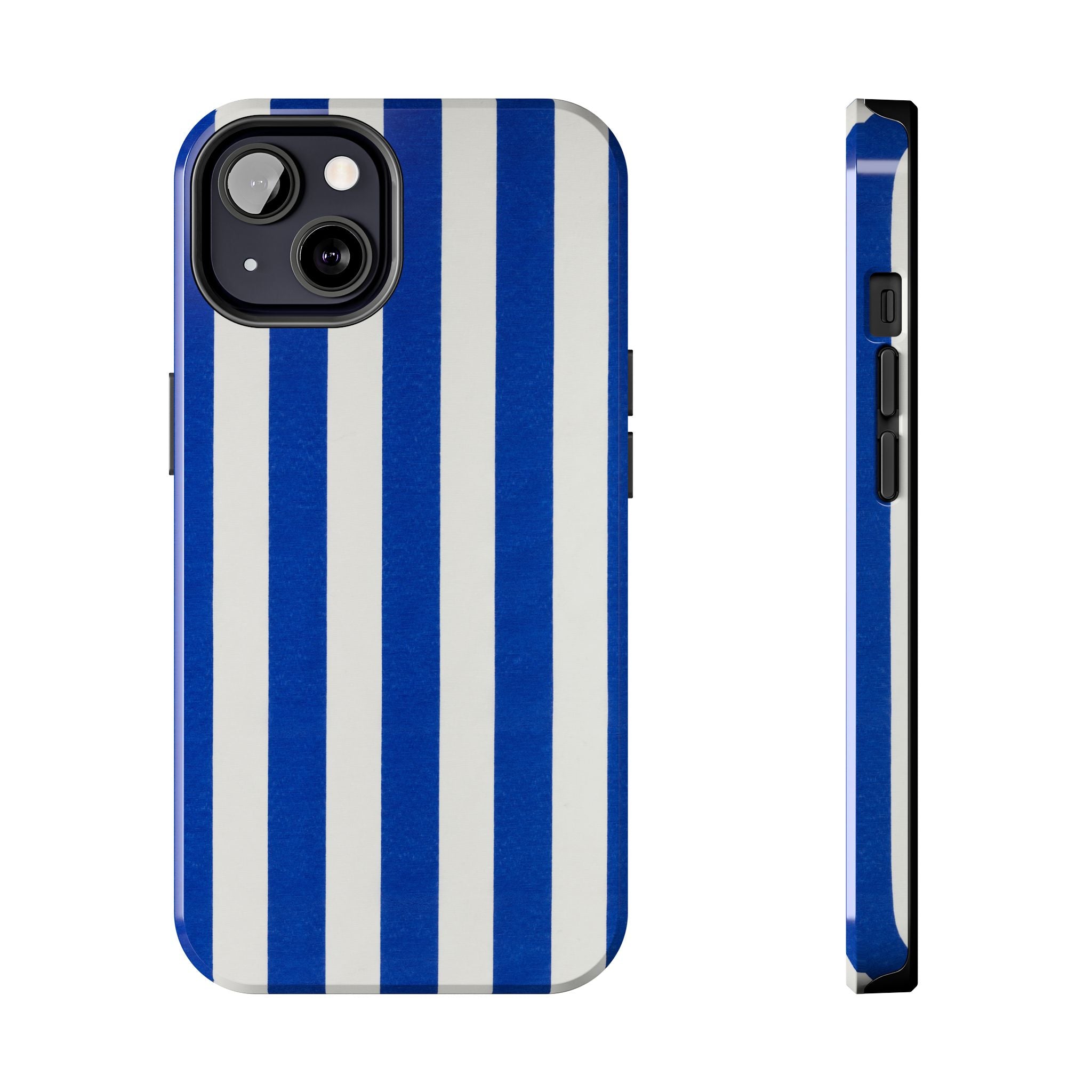 Blue & White Stripes Phone Case (Apple & Android)