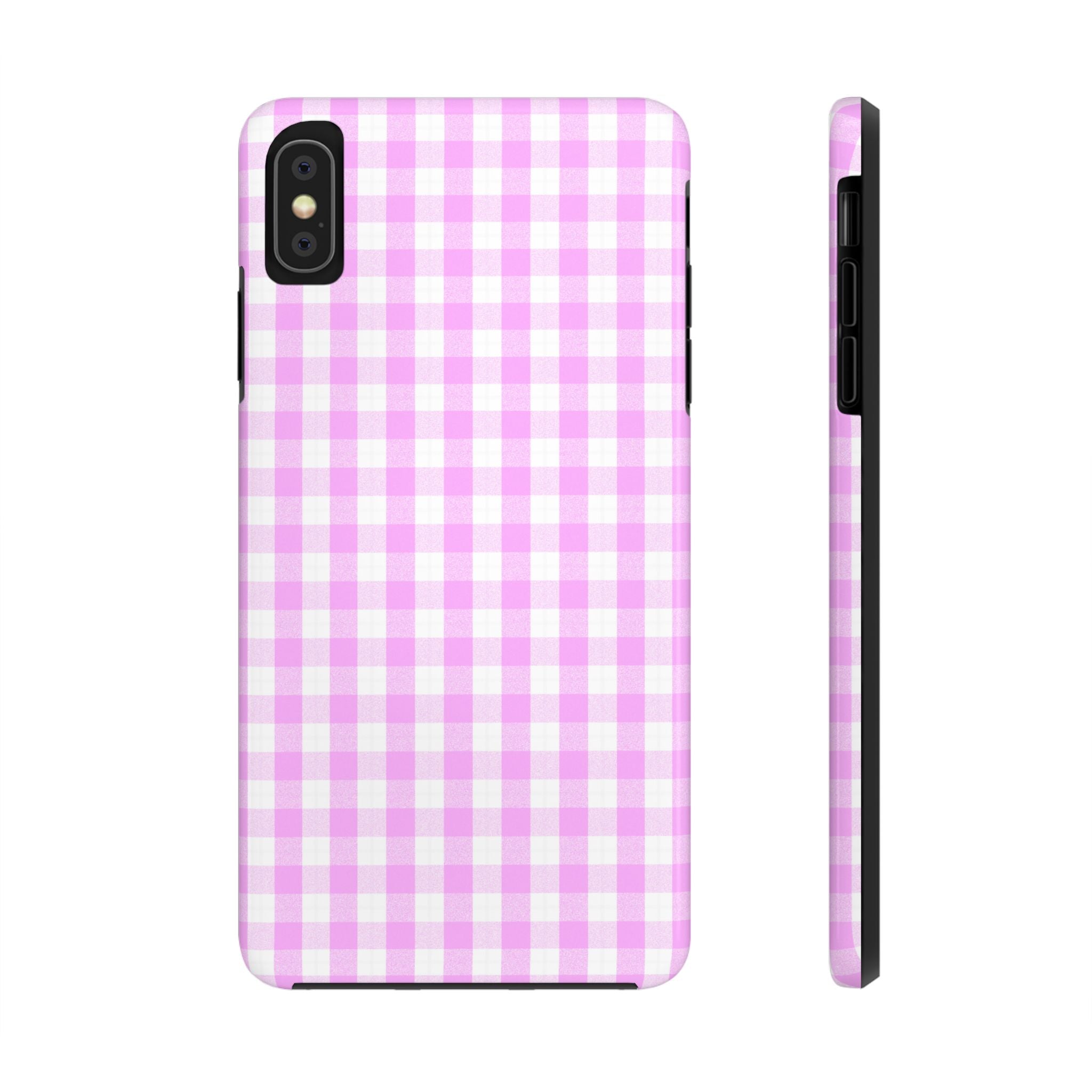 Pink Gingham Phone Case (Apple & Android)