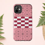 Geometric Kimono Tough Phone Case (Apple & Android) - Pink Sweetheart