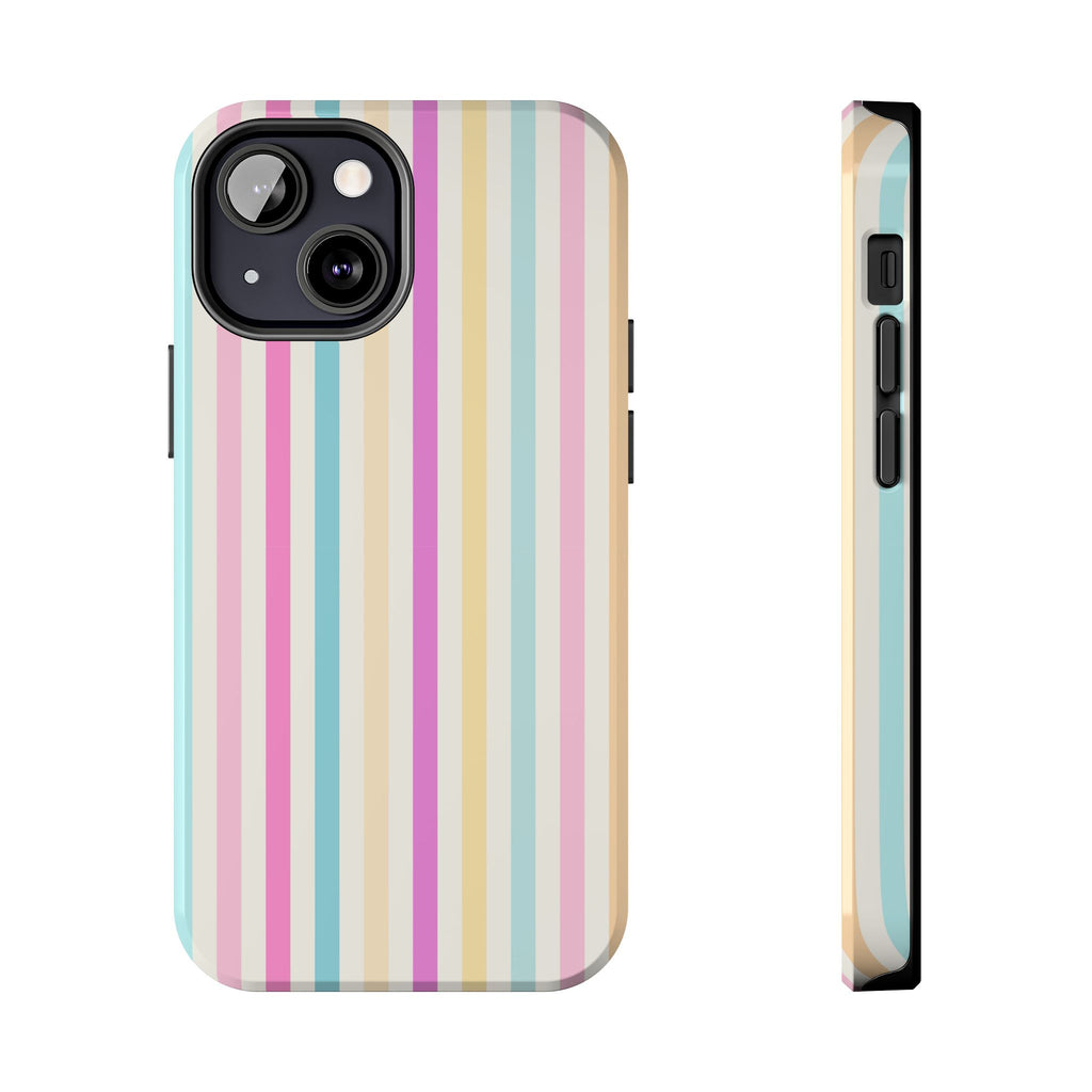 Pastel Candy Stripes Phone Cases (Apple & Android)