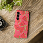 Watermelon Slices Phone Case (Apple & Android) - Pink Sweetheart