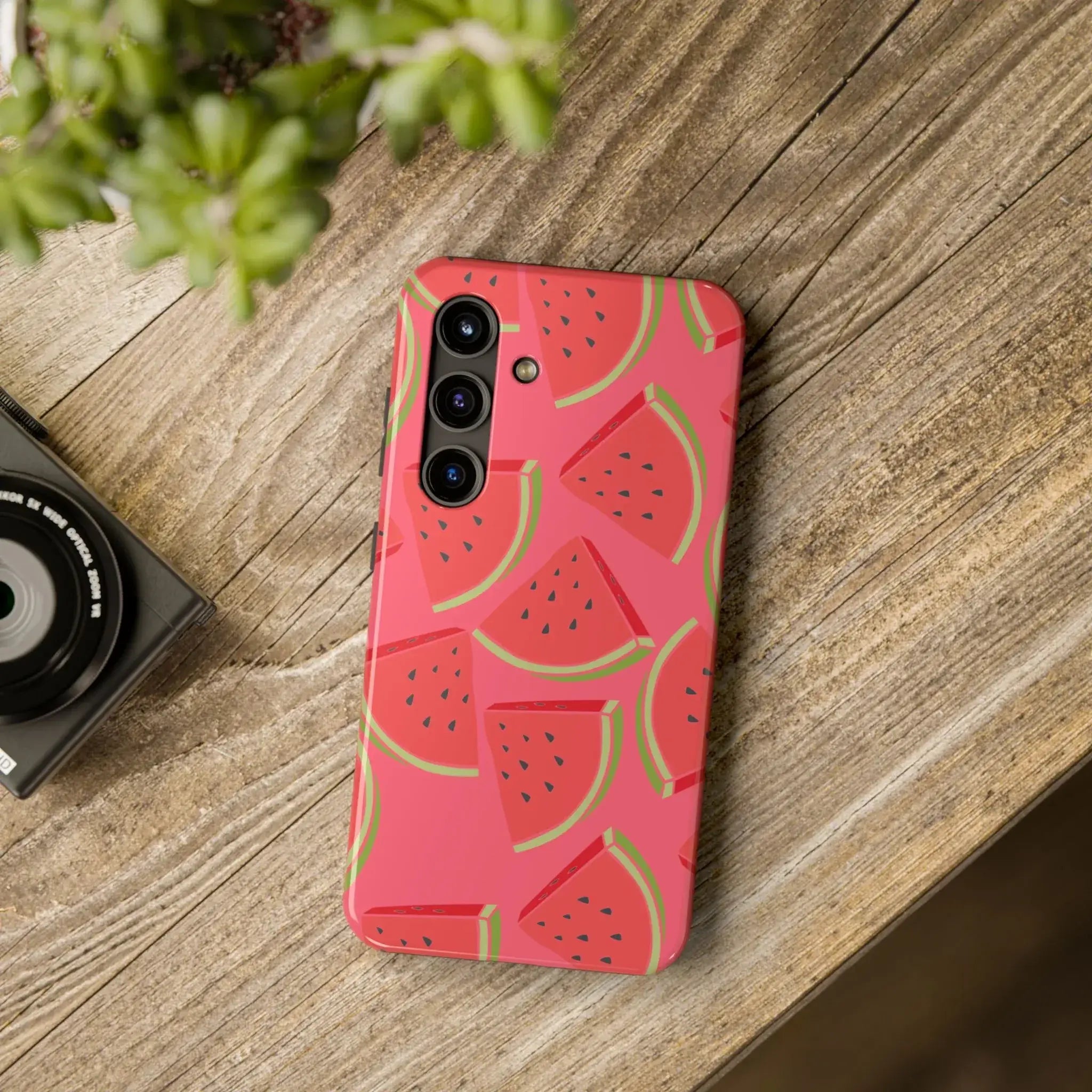 Watermelon Slices Phone Case (Apple & Android) - Pink Sweetheart