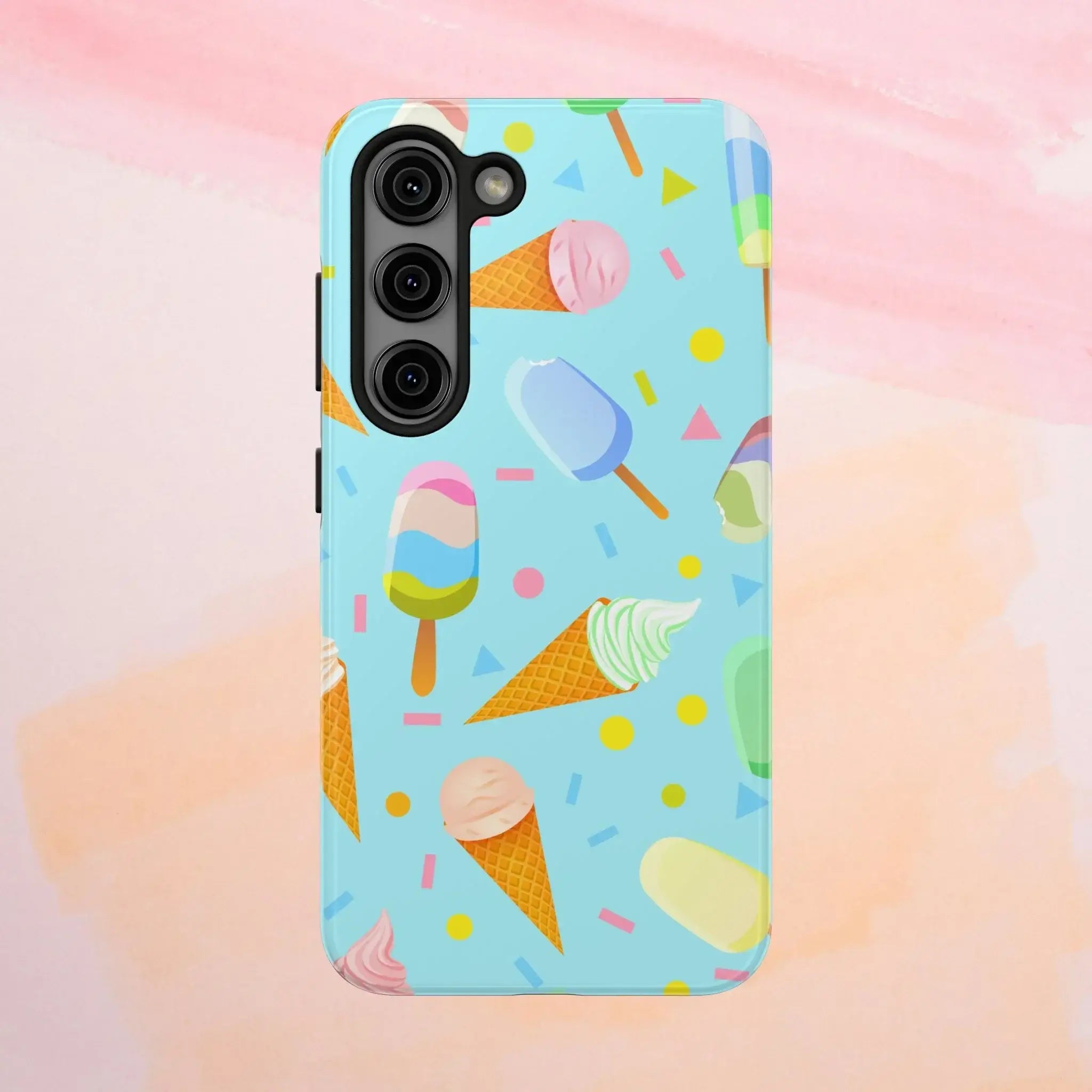 Ice Cream Festival Phone Case (Apple & Android) - Pink Sweetheart