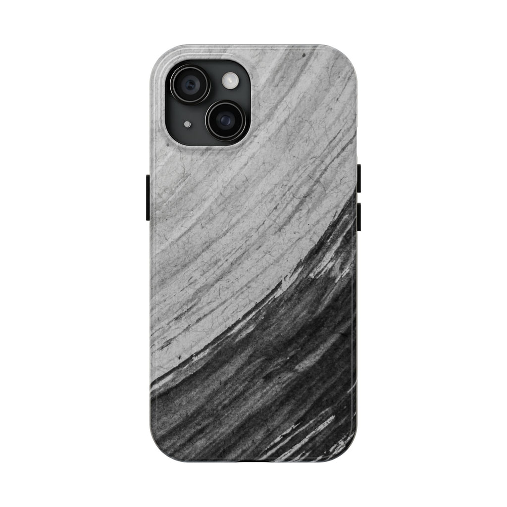 Black & Gray Phone Case (Apple & Android)