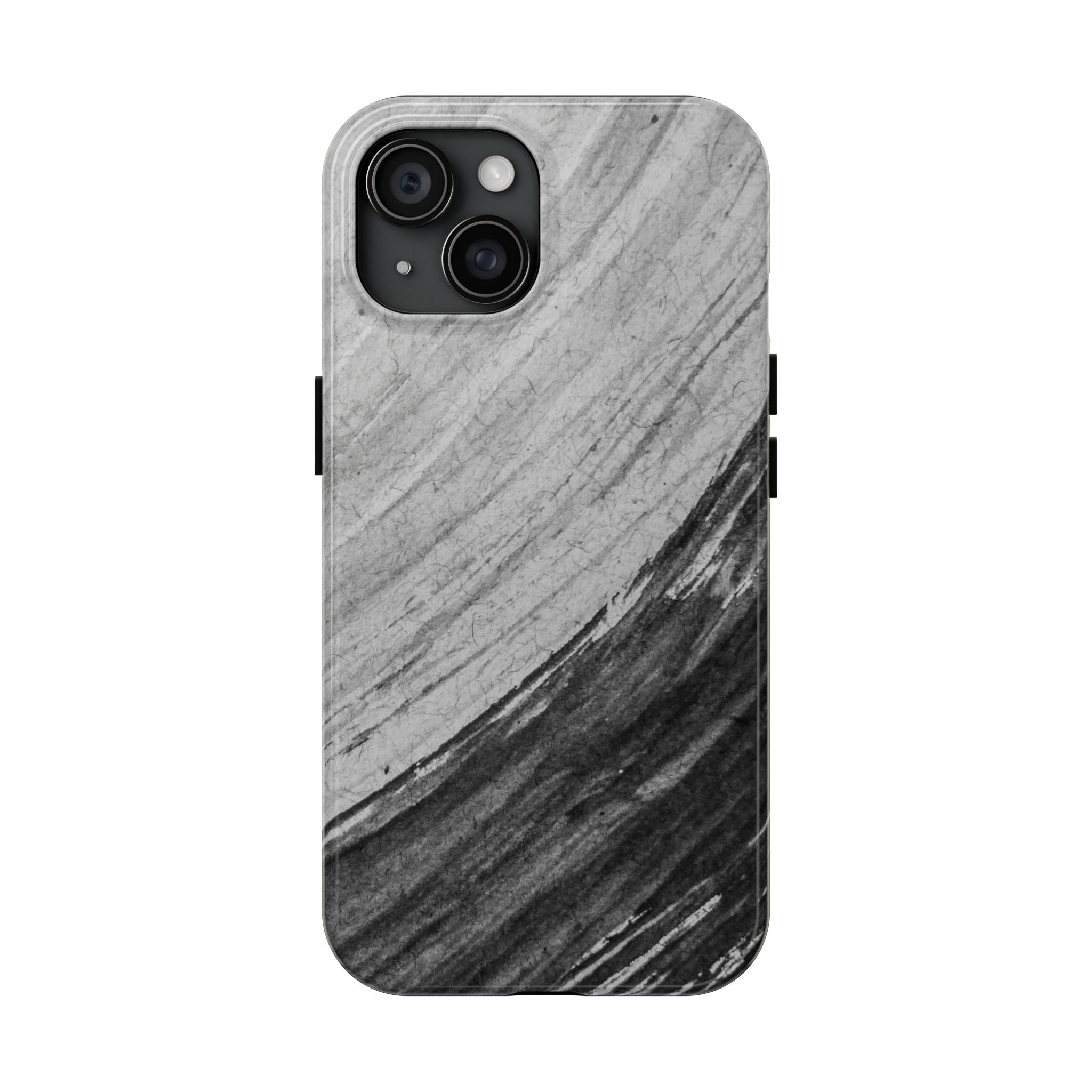 Black & Gray Phone Case (Apple & Android)