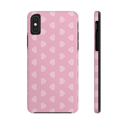 Infinite Pink Hearts Phone Case