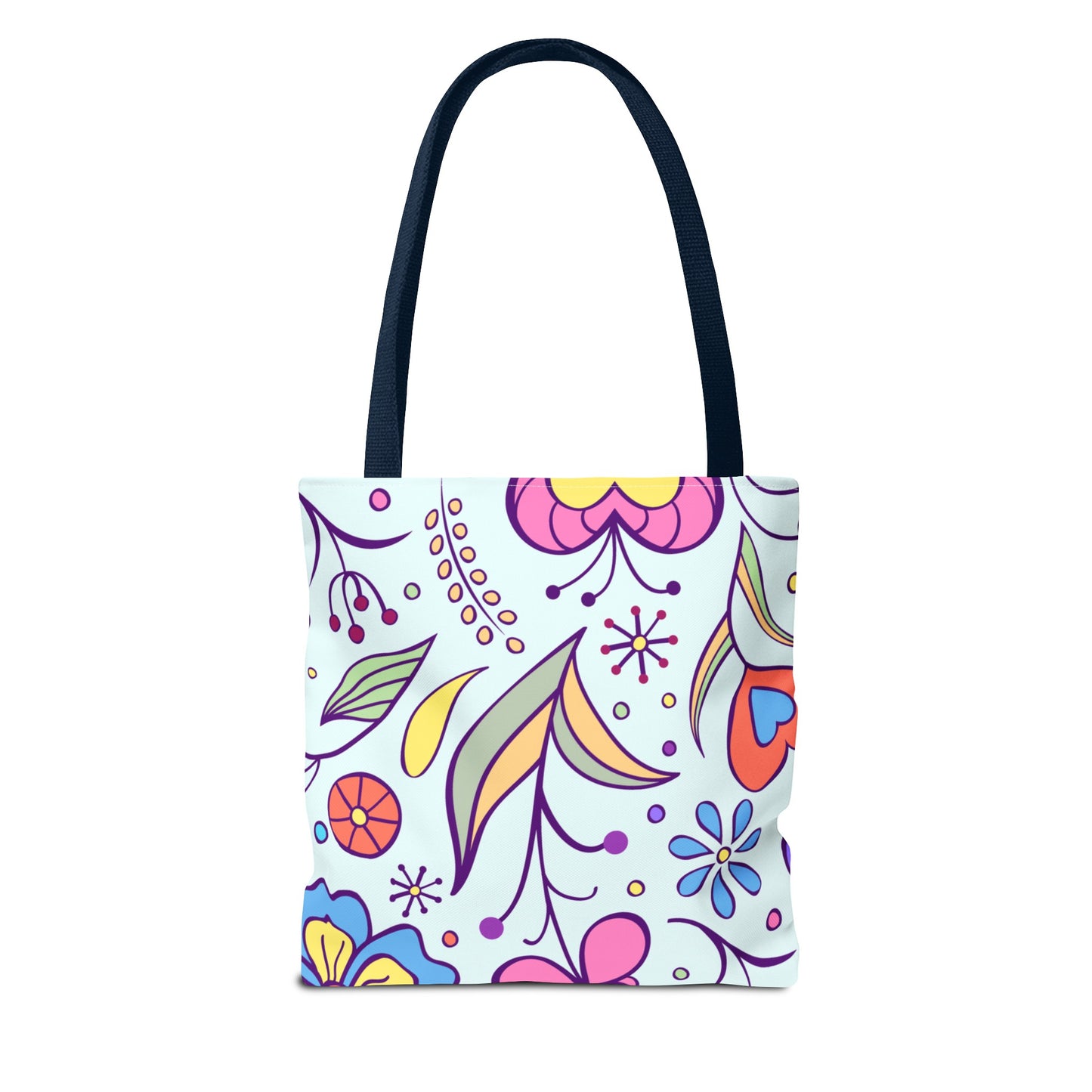 Tranquil Floral Botanicals Tote Bag