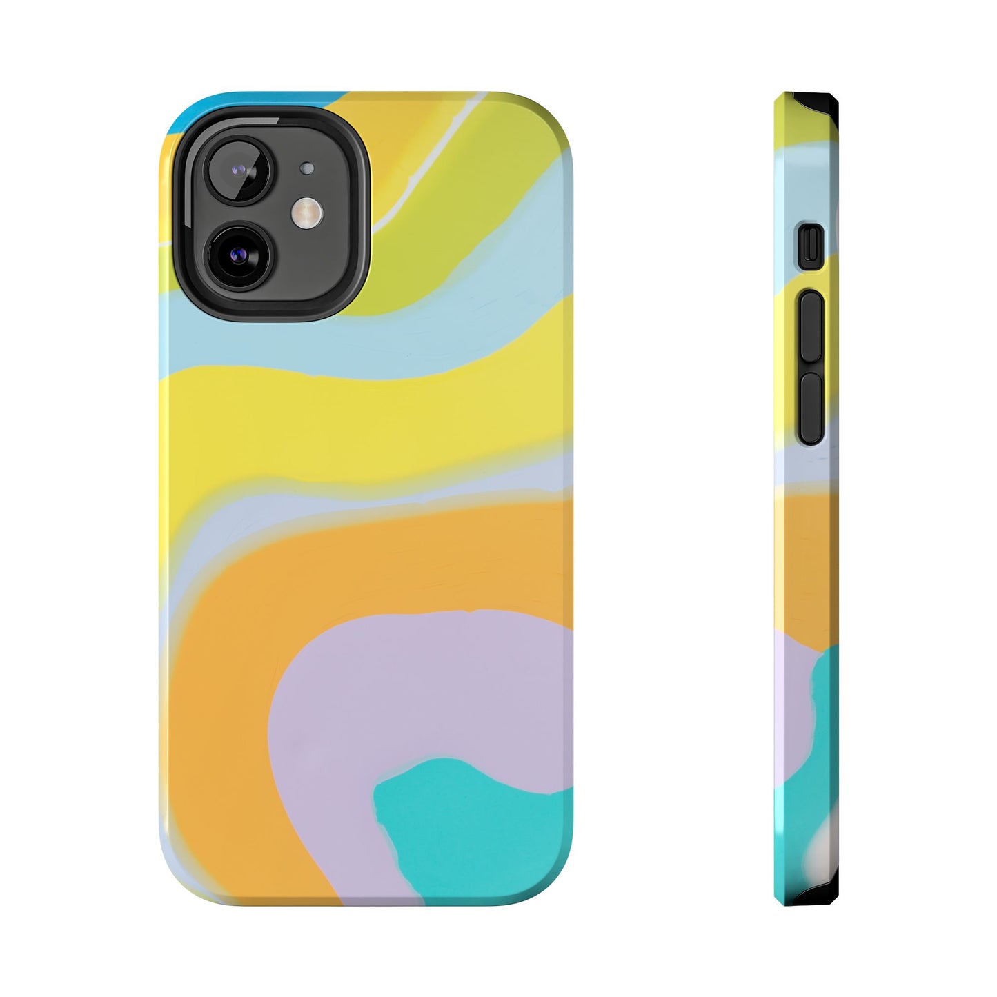 Colorful Pastel Marble Pattern Phone Case