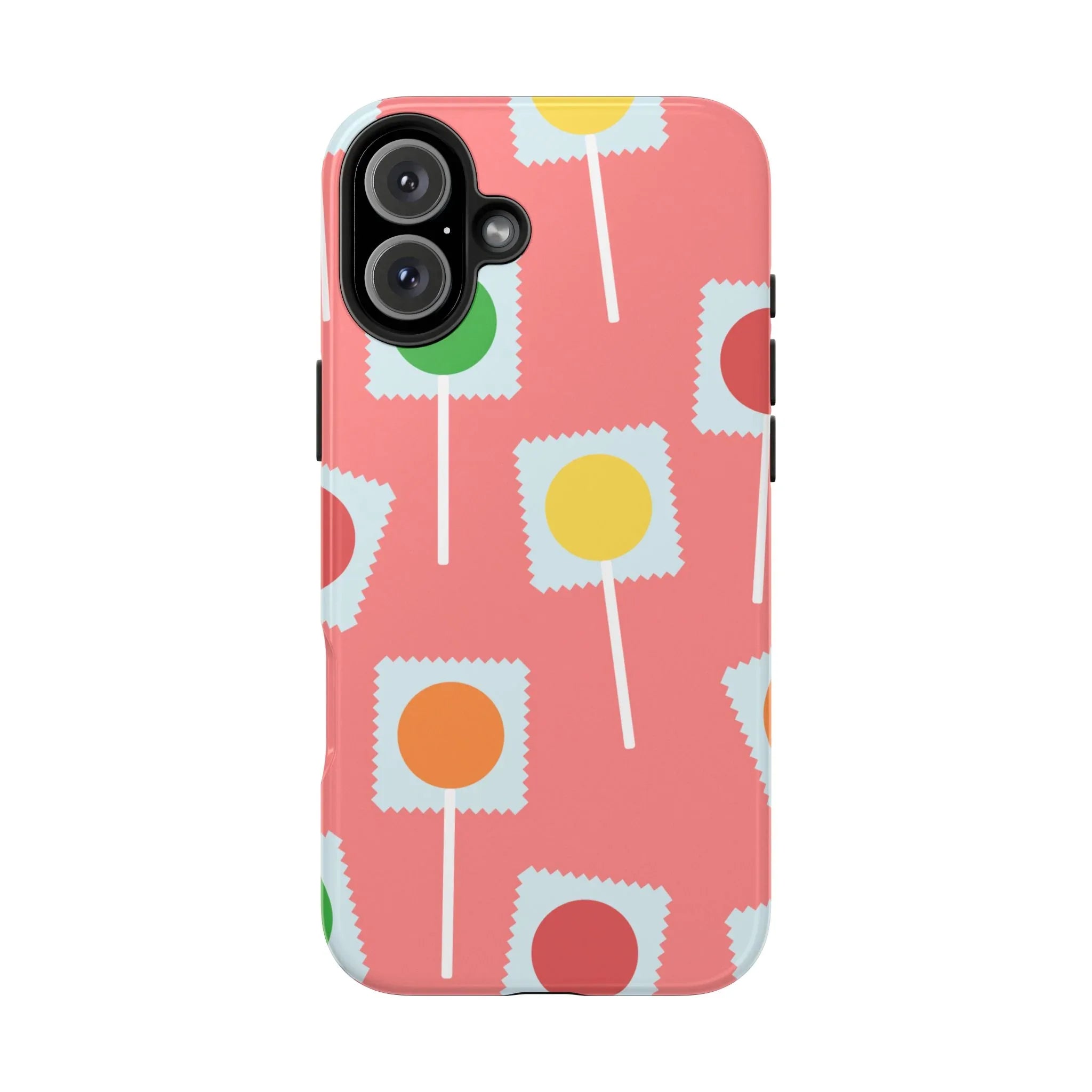 Lollipop Candy Phone Case (Apple & Android) - Pink Sweetheart