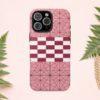 Geometric Kimono Tough Phone Case (Apple & Android) - Pink Sweetheart