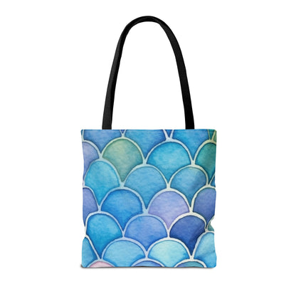 Watercolor Mermaid Tote Bag