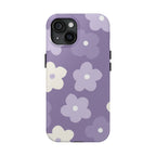 Pastel Purple Flowers Phone Case (Apple & Android)