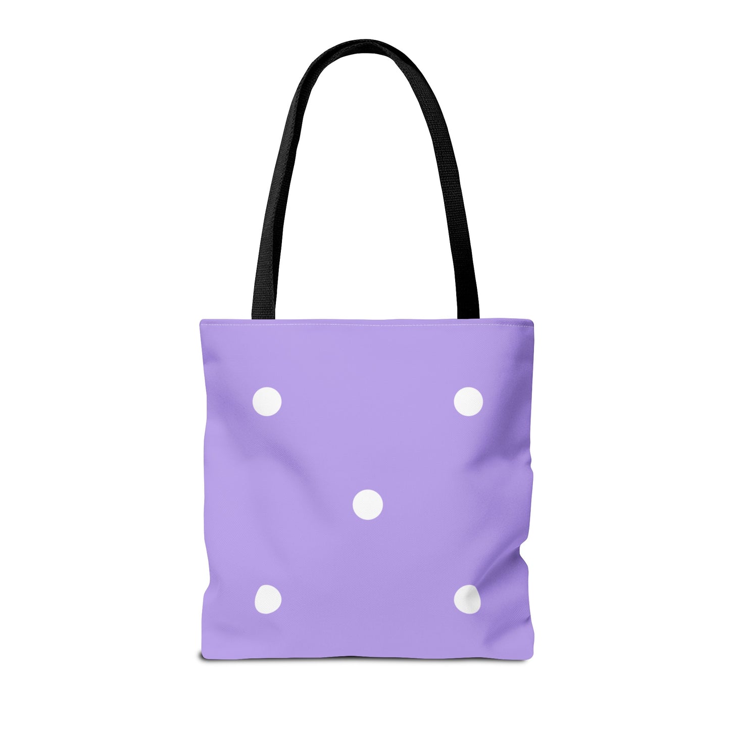 Pastel Purple Polka Dot Tote Bag