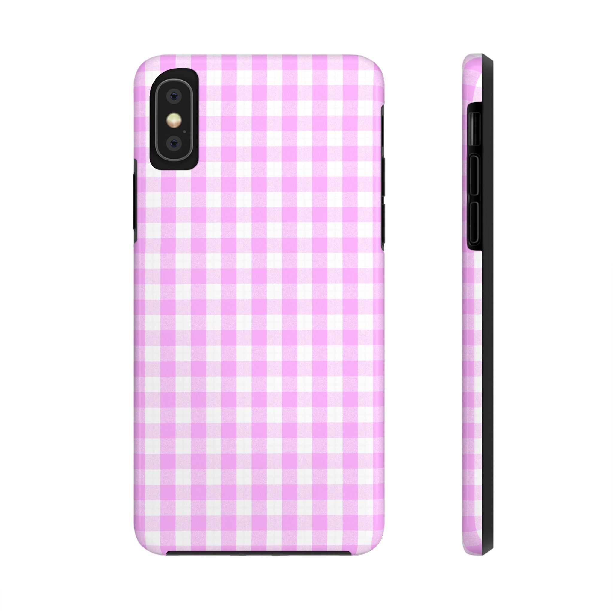 Pink Gingham Phone Case (Apple & Android)