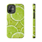 Green Citrus Lime Phone Case (Apple & Android) - Pink Sweetheart