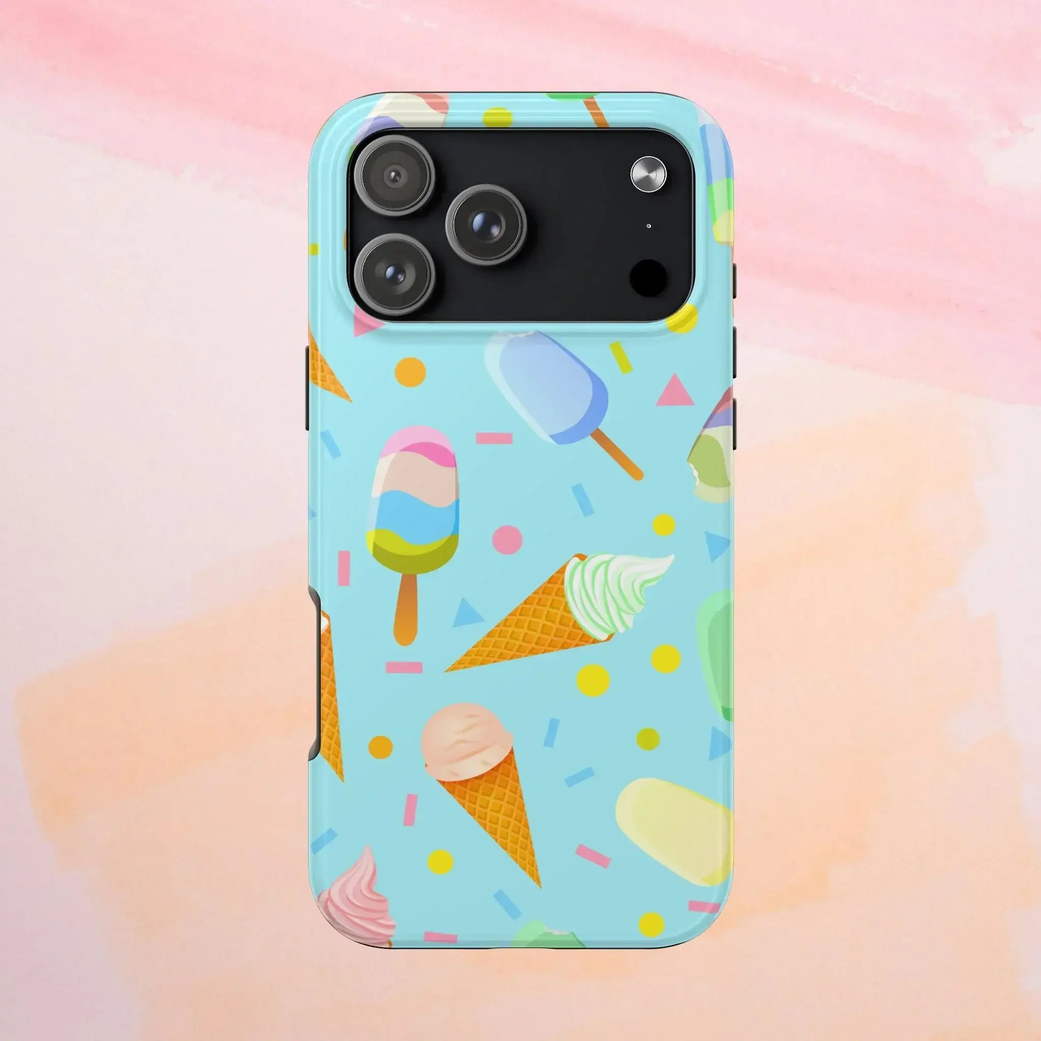Ice Cream Festival Phone Case (Apple & Android) - Pink Sweetheart