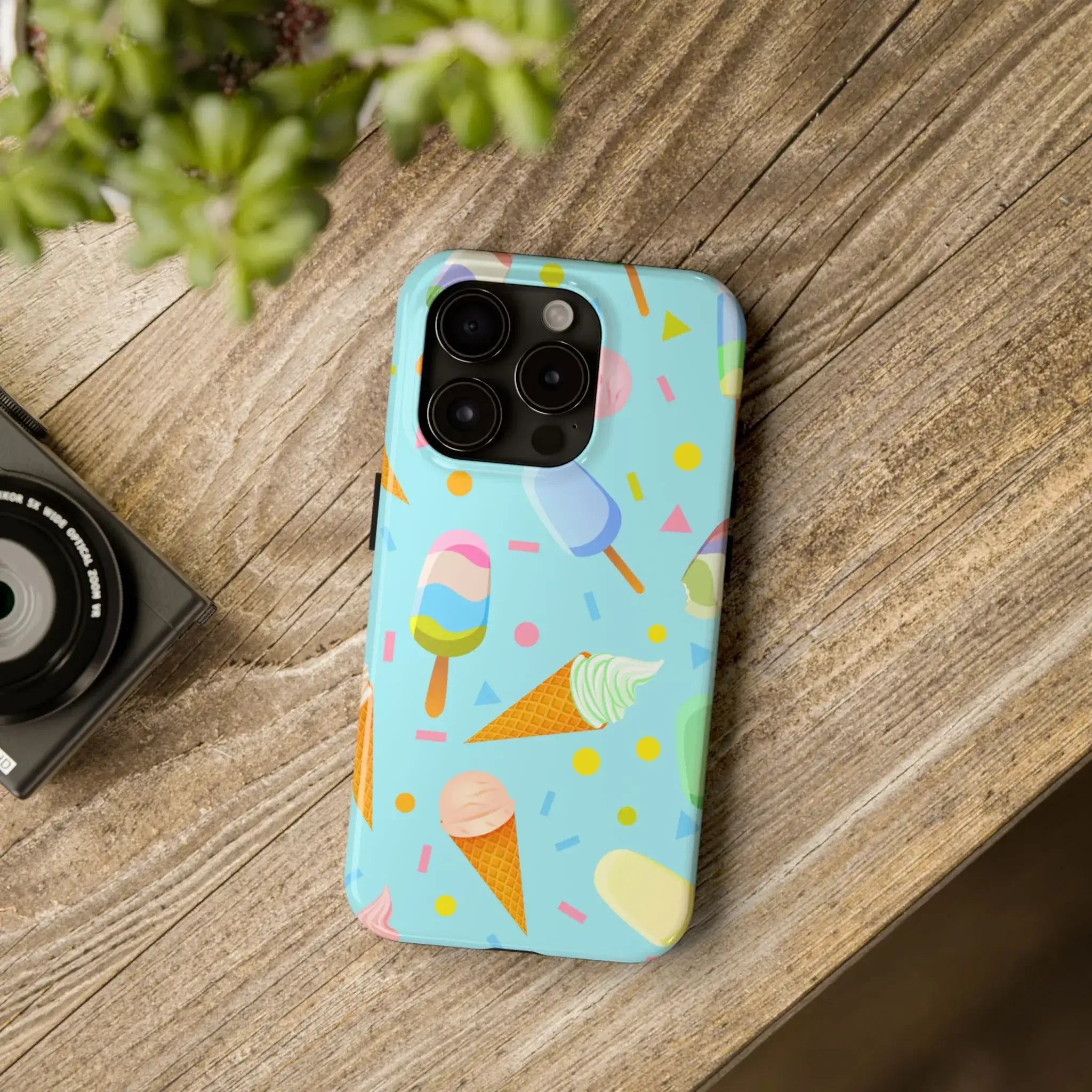 Ice Cream Festival Phone Case (Apple & Android) - Pink Sweetheart